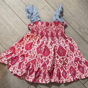 Pink and Blue Kids Dress